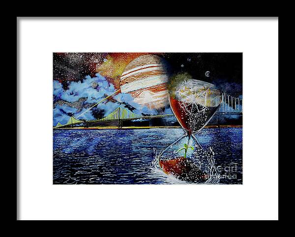 Jupiter Rising - Framed Print