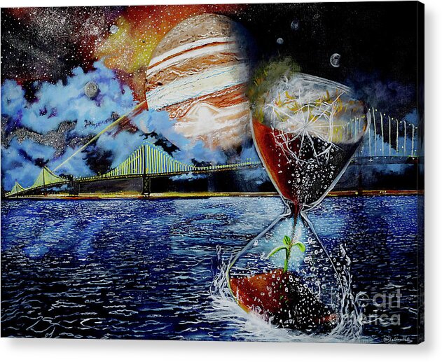 Jupiter Rising - Acrylic Print