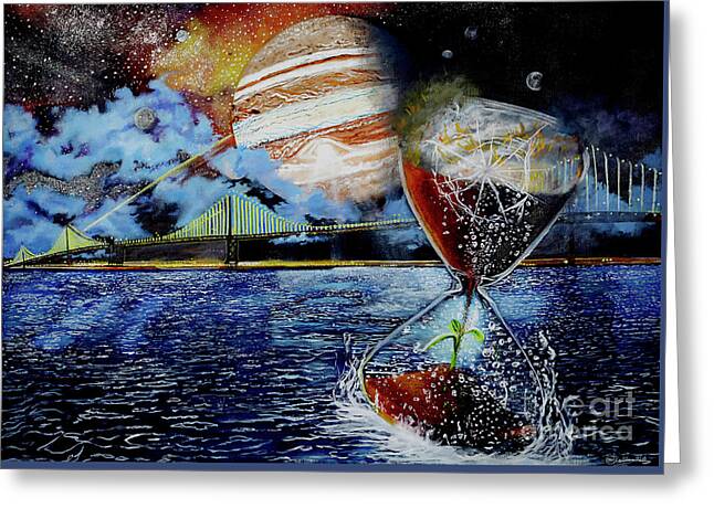 Jupiter Rising - Greeting Card