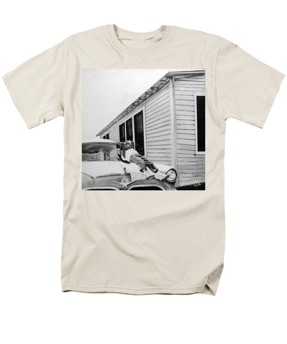 Little Girl Enjoying the Sun - Men's T-Shirt  (Regular Fit)