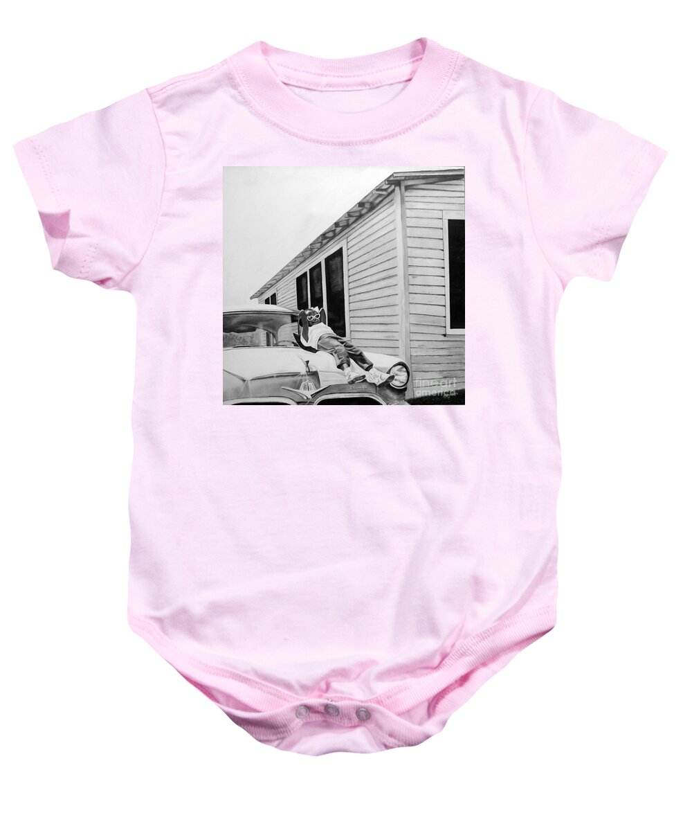 Little Girl Enjoying the Sun - Baby Onesie