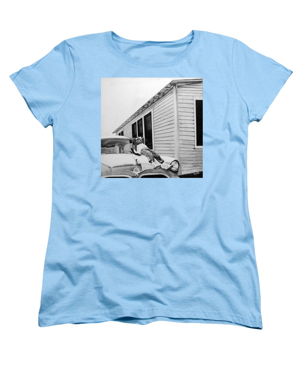 Little Girl Enjoying the Sun - Women's T-Shirt (Standard Fit)