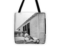 Little Girl Enjoying the Sun - Tote Bag