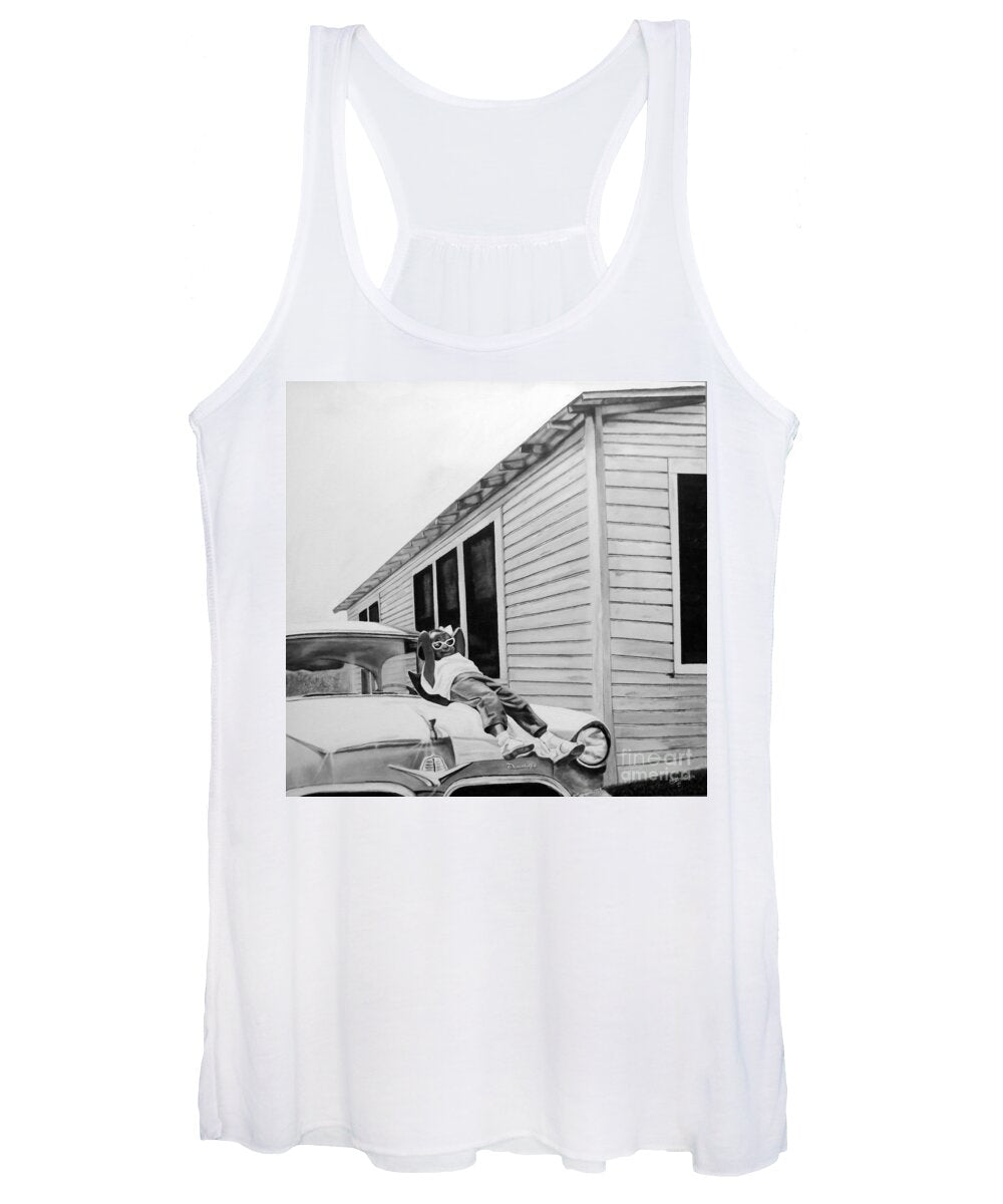 Little Girl Enjoying the Sun - Women's Tank Top