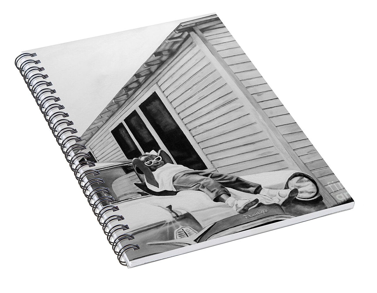 Little Girl Enjoying the Sun - Spiral Notebook