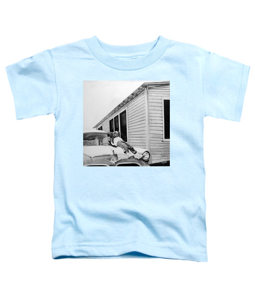 Little Girl Enjoying the Sun - Toddler T-Shirt