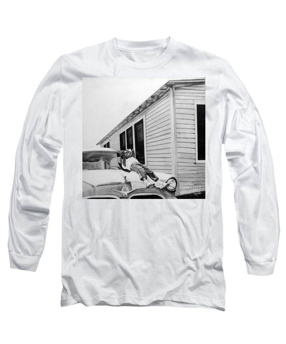 Little Girl Enjoying the Sun - Long Sleeve T-Shirt