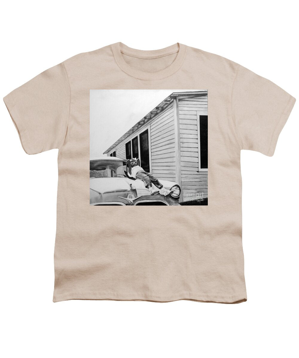 Little Girl Enjoying the Sun - Youth T-Shirt