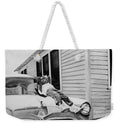 Little Girl Enjoying the Sun - Weekender Tote Bag