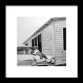 Little Girl Enjoying the Sun - Framed Print