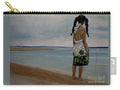 Little Girl on the Beach - Zip Pouch