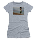 Little Girl on the Beach - Women's T-Shirt