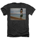 Little Girl on the Beach - Heathers T-Shirt
