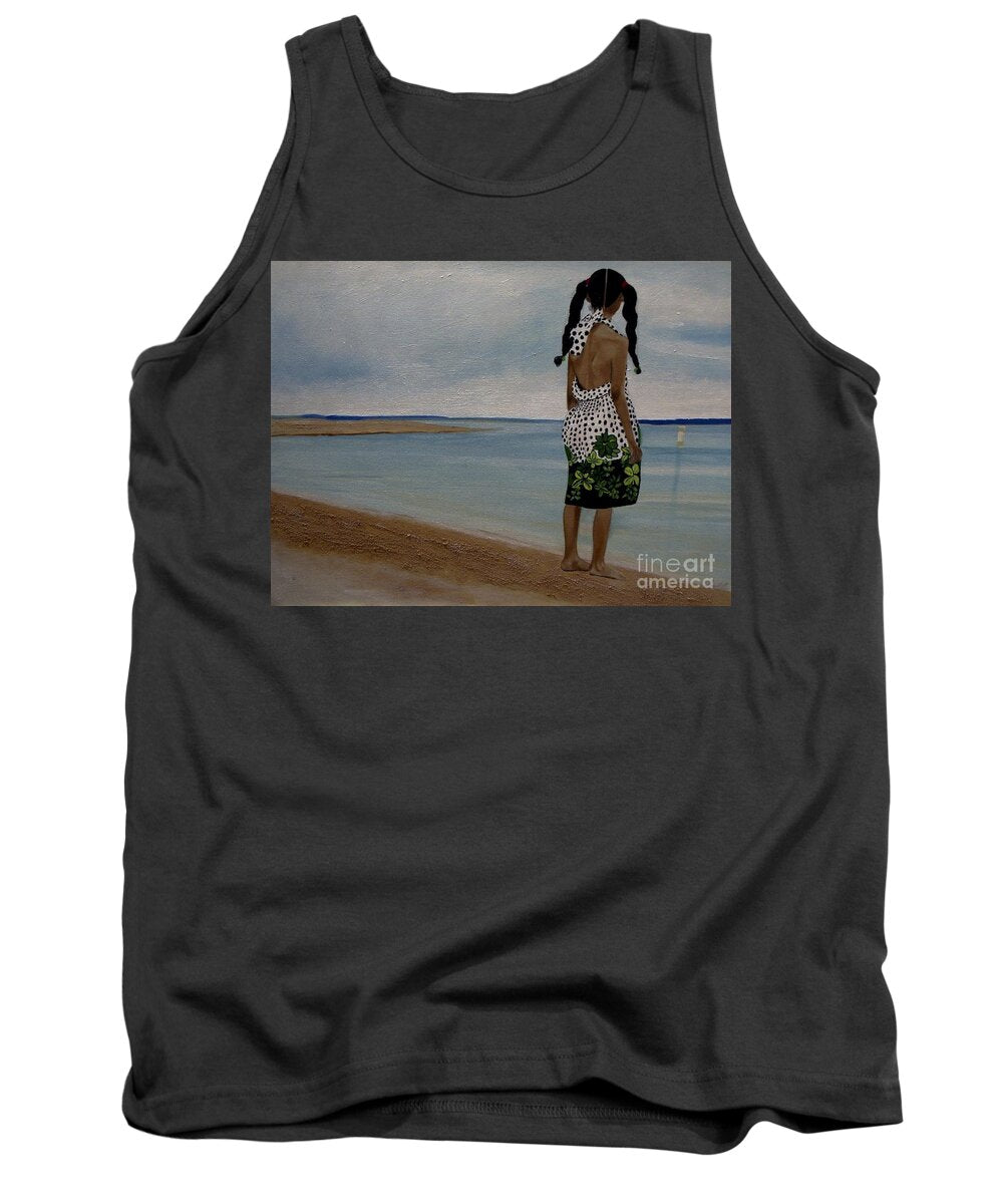 Little Girl on the Beach - Tank Top