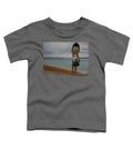 Little Girl on the Beach - Toddler T-Shirt
