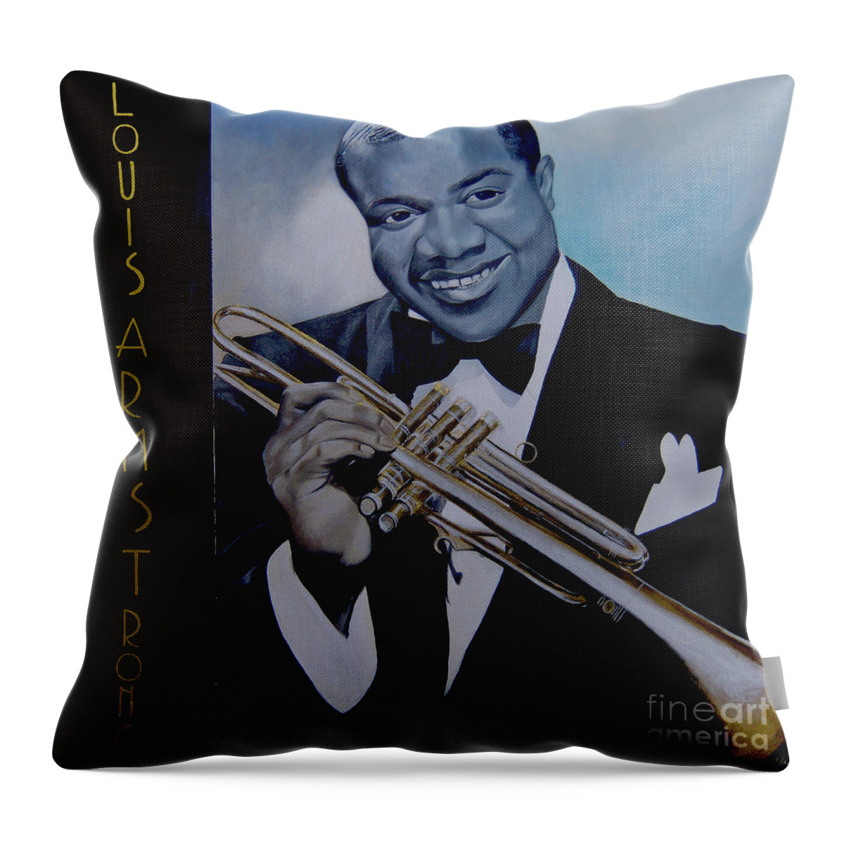 Louis Armstrong - JAZZ 'n' BLUE series Art Print