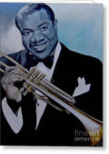 Louis Armstrong - Greeting Card