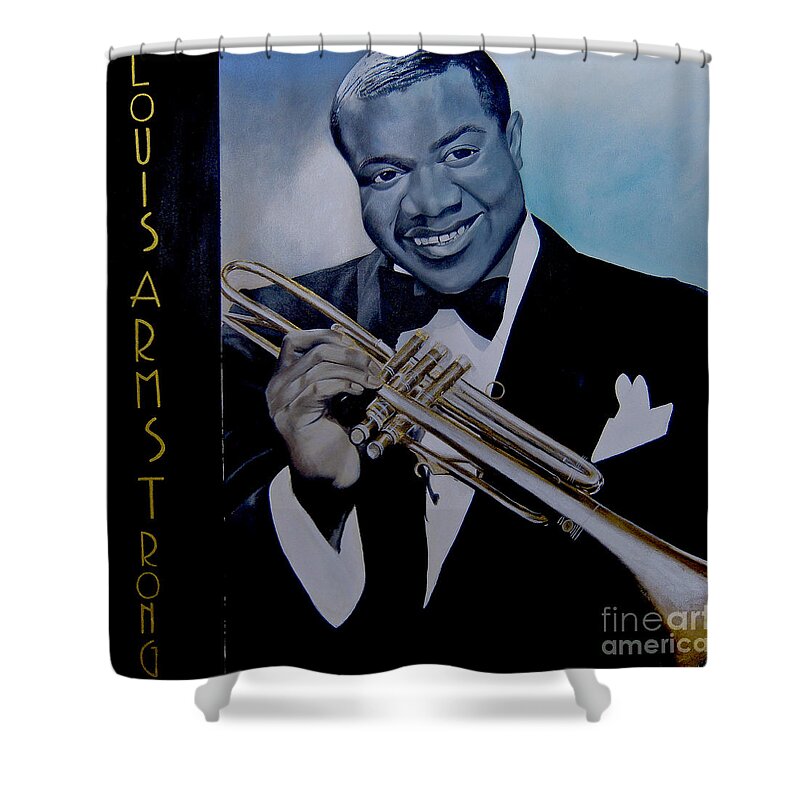 Louis Armstrong - Shower Curtain