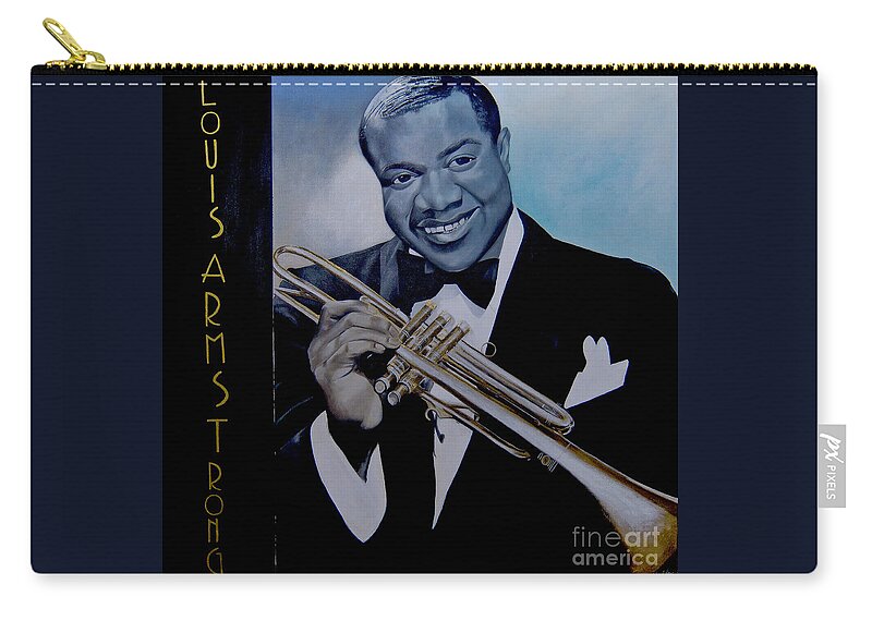 Louis Armstrong - JAZZ 'n' BLUE series Art Print