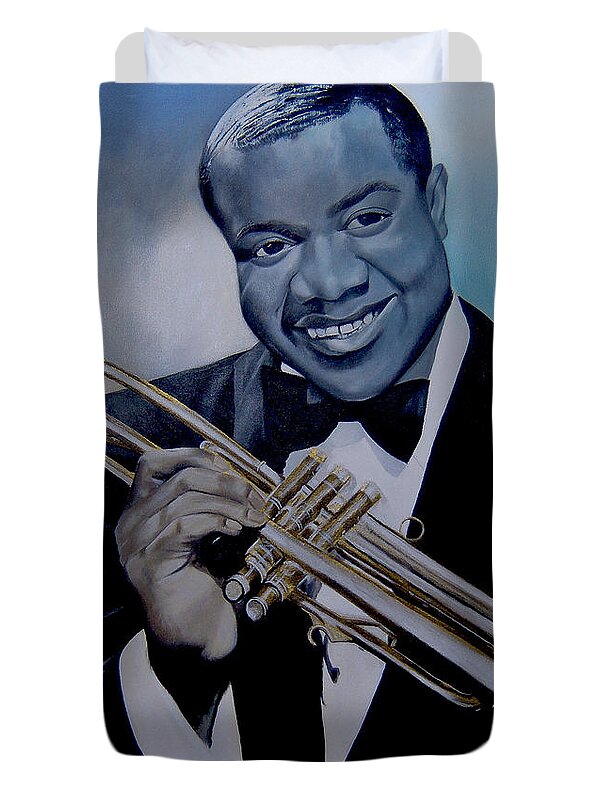 Louis Armstrong - JAZZ 'n' BLUE series Art Print