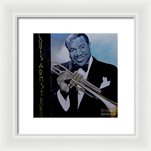 Louis Armstrong - JAZZ 'n' BLUE series Art Print