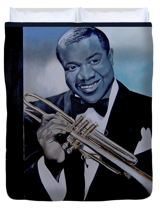 Louis Armstrong - JAZZ 'n' BLUE series Art Print