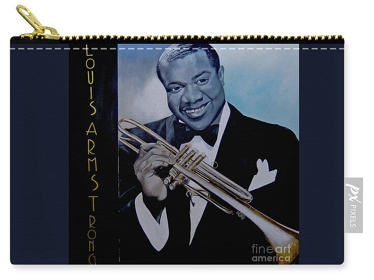 Louis Armstrong - JAZZ 'n' BLUE series Art Print