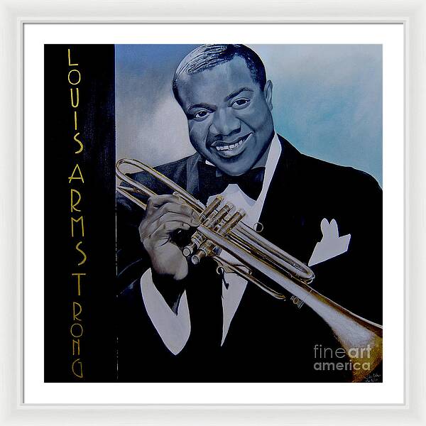 Louis Armstrong Framed Print