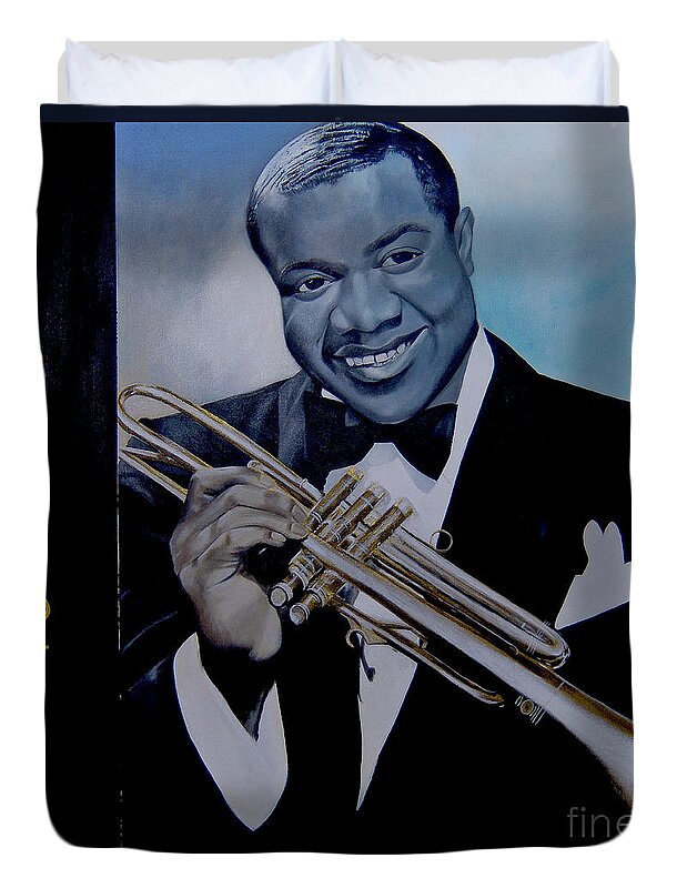 Louis Armstrong - Duvet Cover