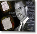 Malcom X - Metal Print