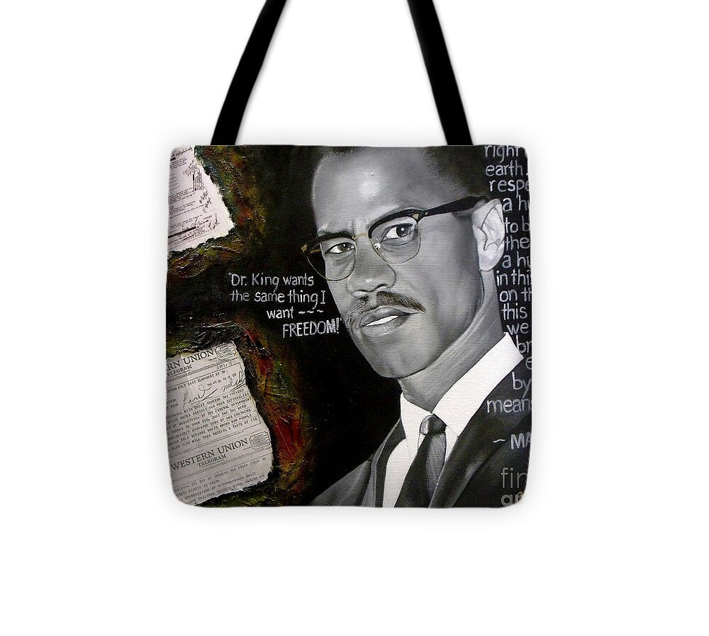 Malcom X - Tote Bag