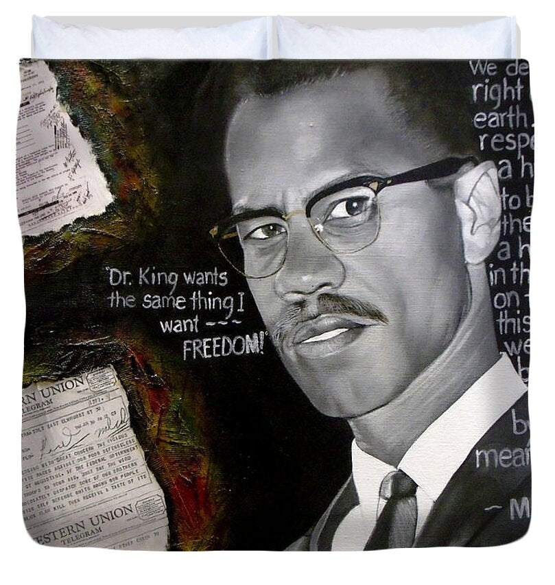 Malcom X - Duvet Cover