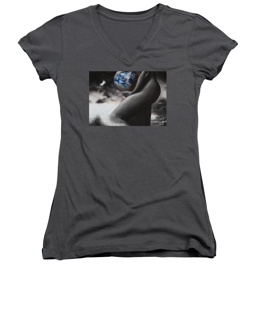 Mother Earth - Women's V-Neck