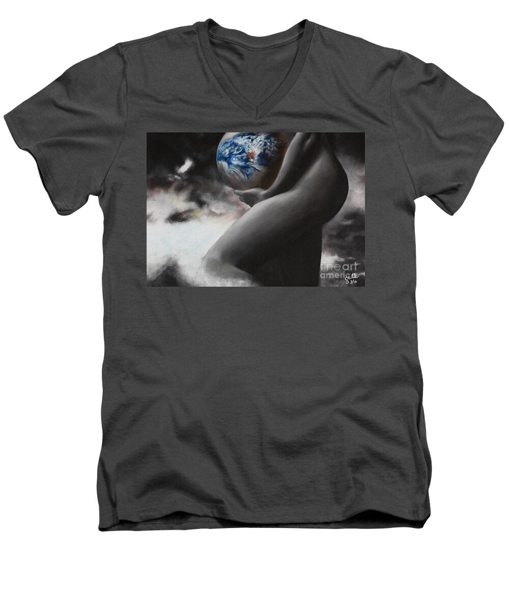 Mother Earth - Men's V-Neck T-Shirt