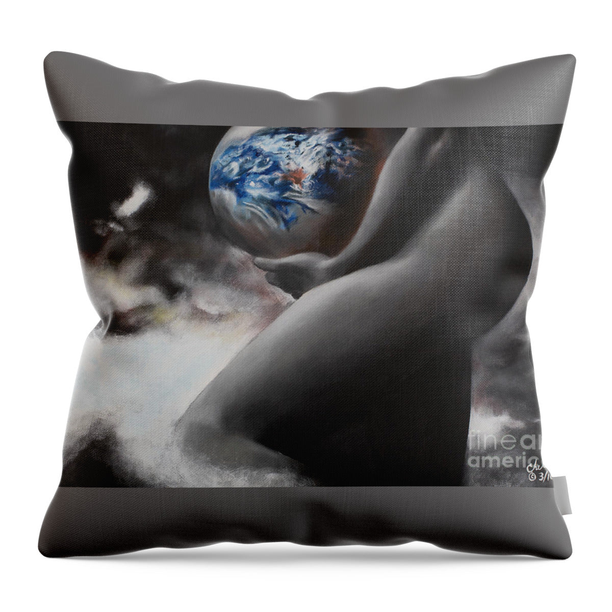 Mother Earth - Throw Pillow