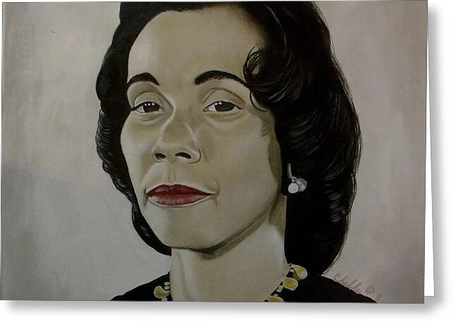 Mrs. Coretta Scott King - Greeting Card
