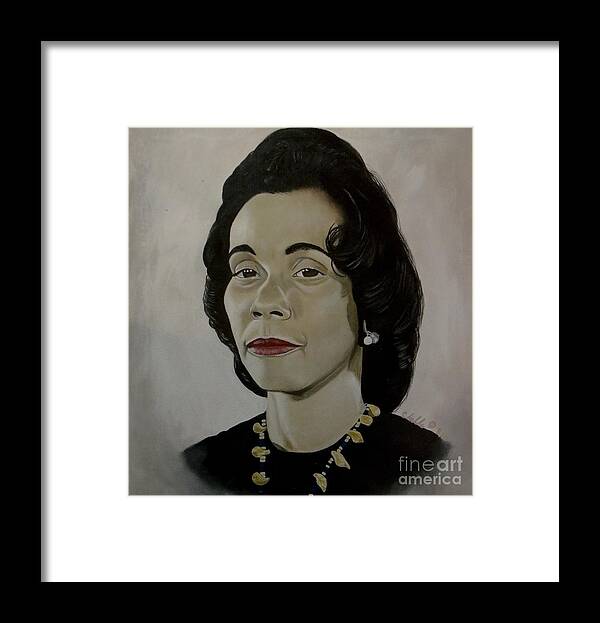 Mrs. Coretta Scott King - Framed Print