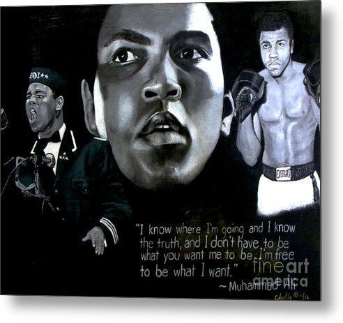 Muhammad Ali - Metal Print