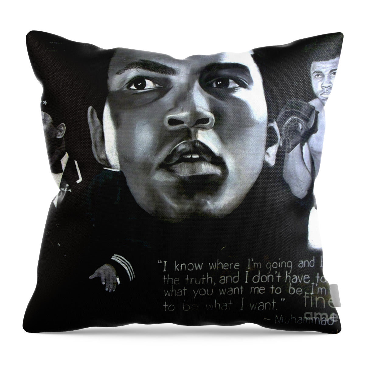 Muhammad Ali - Throw Pillow