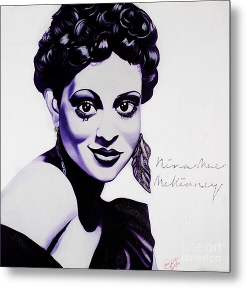 Nina Mae McKinney - Metal Print
