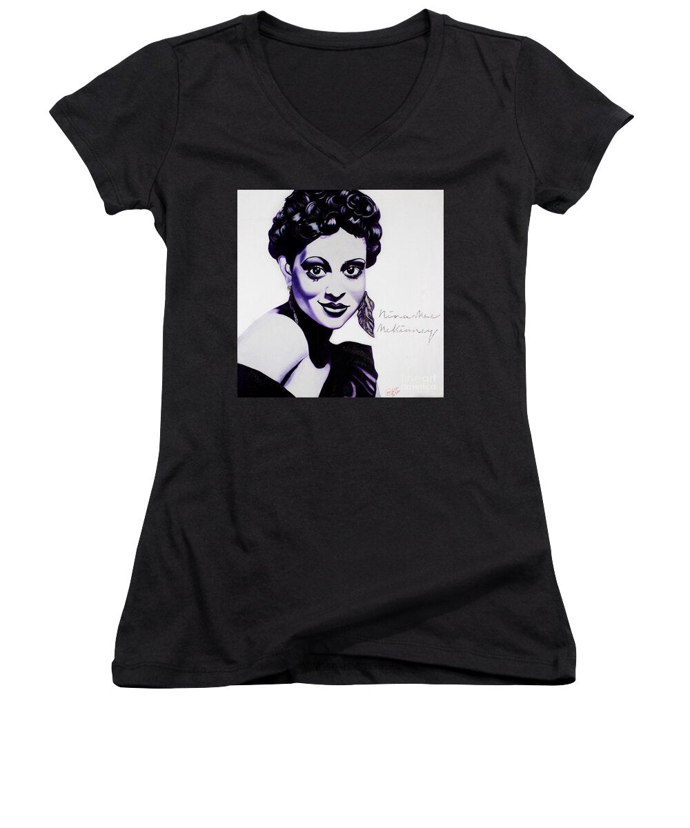 Nina Mae McKinney - Women's V-Neck