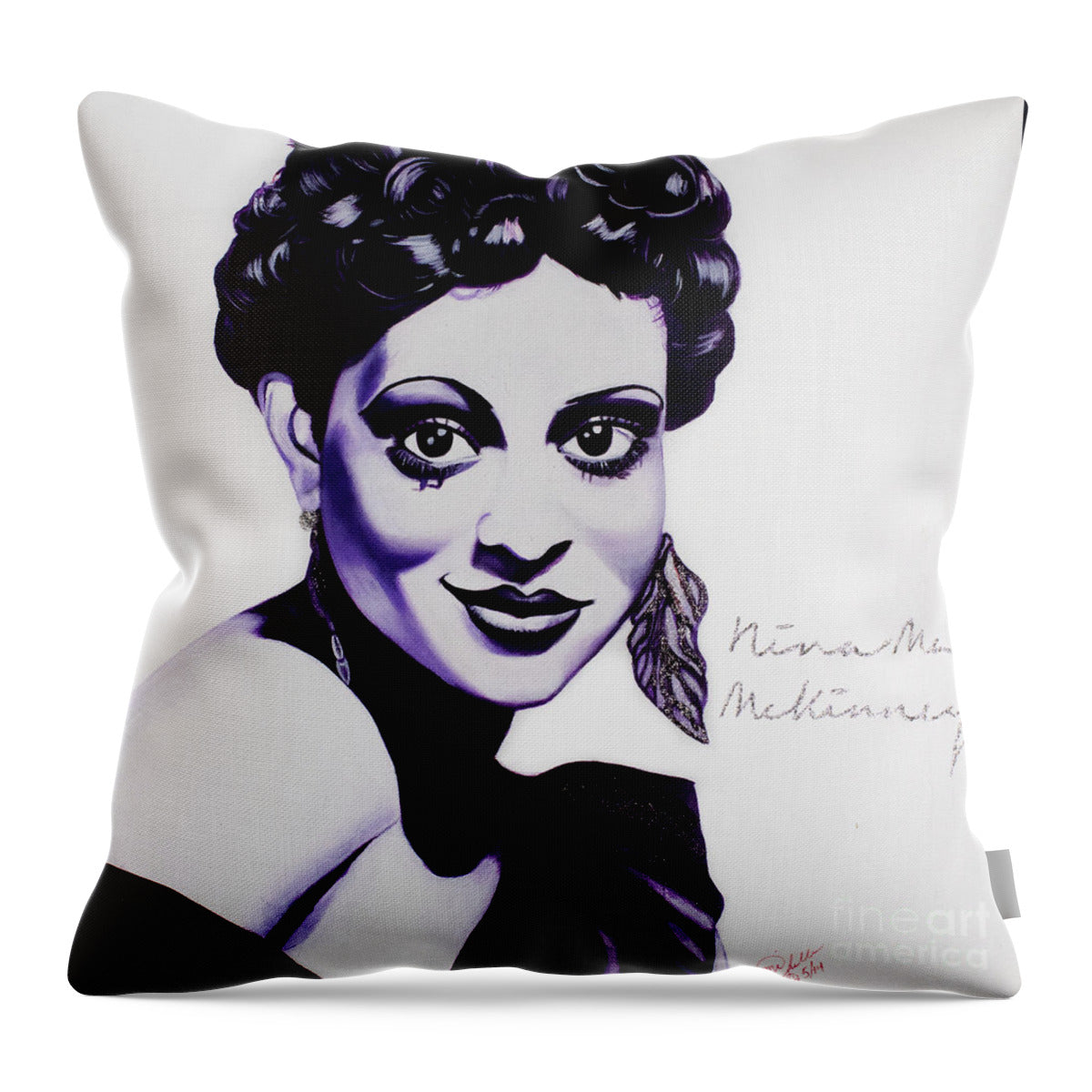 Nina Mae McKinney - Throw Pillow