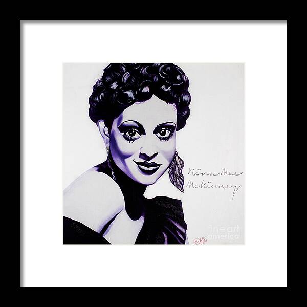 Nina Mae McKinney - Framed Print
