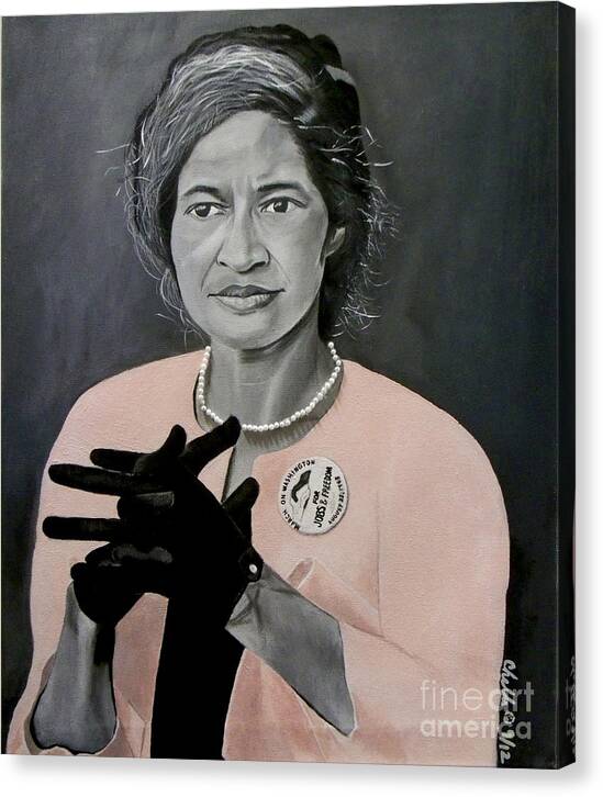 Rosa Parks - Canvas Print