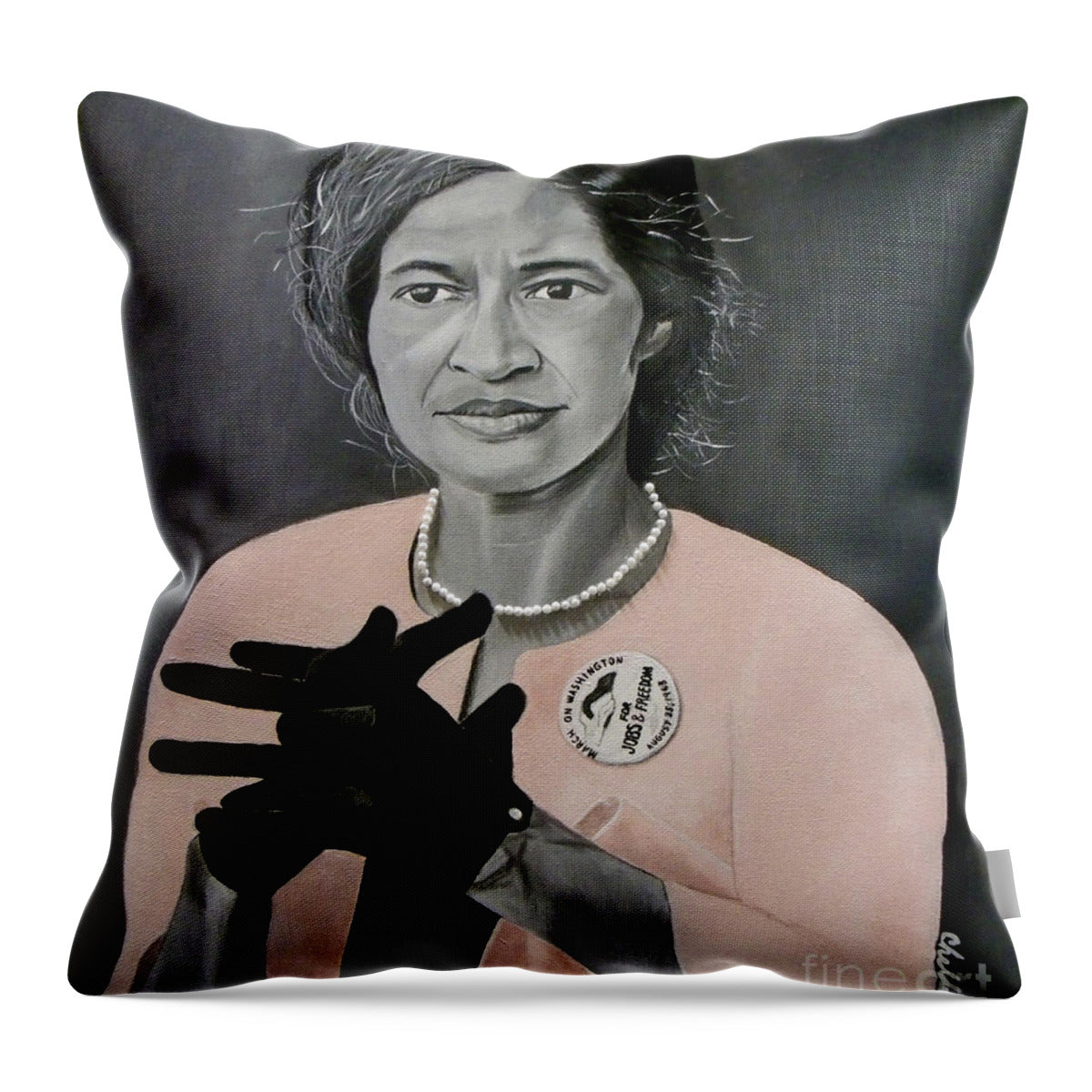 Rosa Parks - Throw Pillow