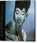 Sarah Vaughan - Canvas Print