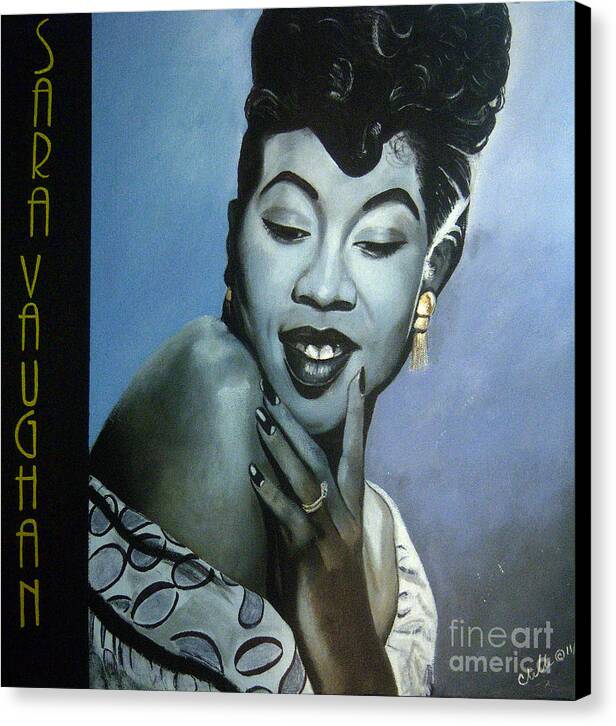 Sarah Vaughan "Jazz 'n' Blue"- Acrylic Print