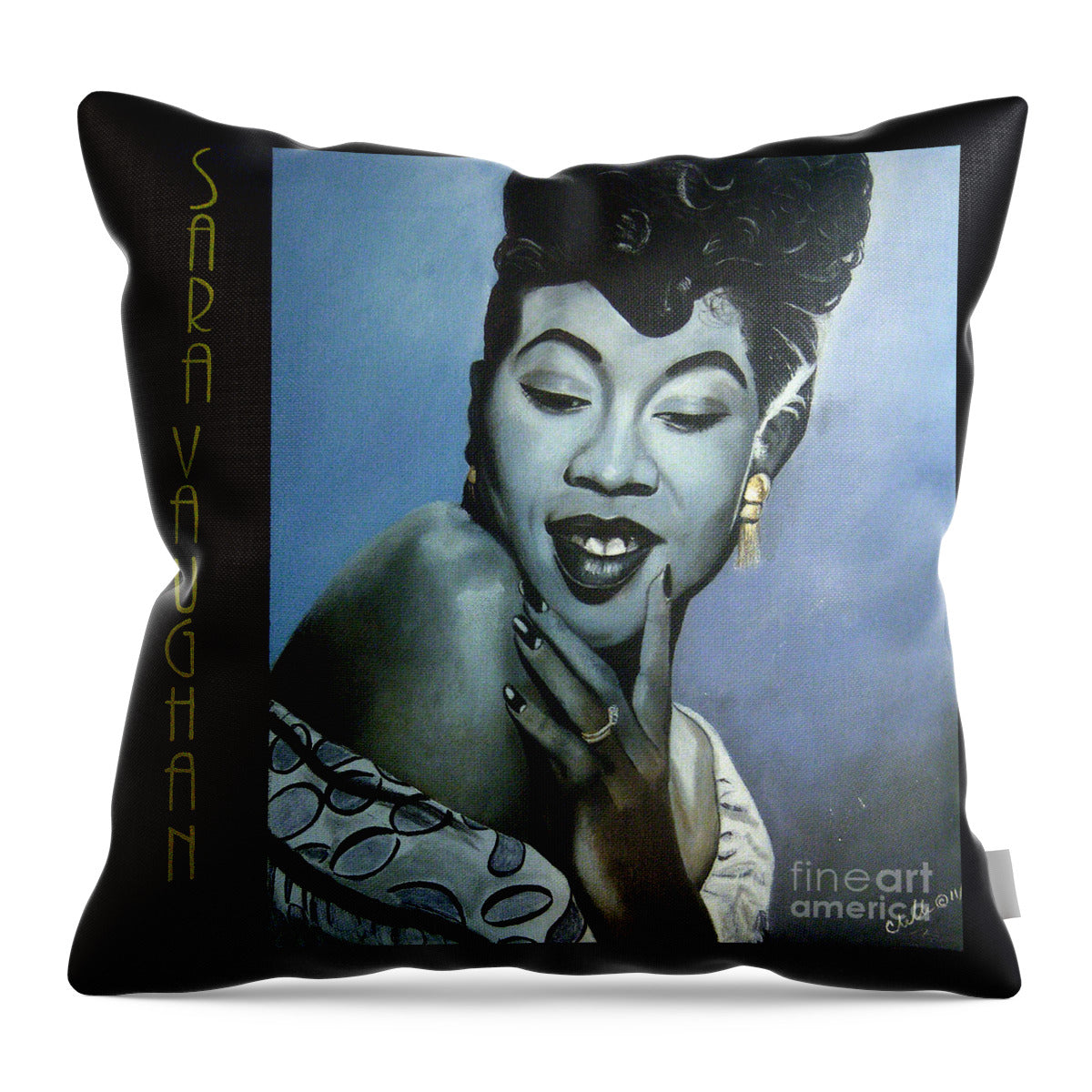 Sarah Vaughan - Throw Pillow
