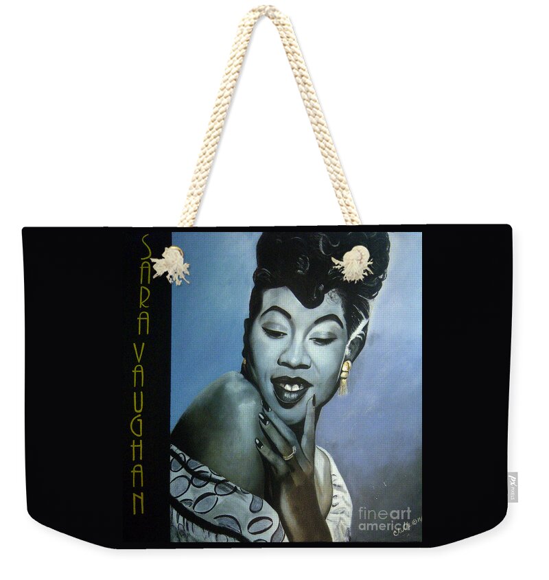 Sarah Vaughan "Jazz 'n' Blue"- Acrylic Print