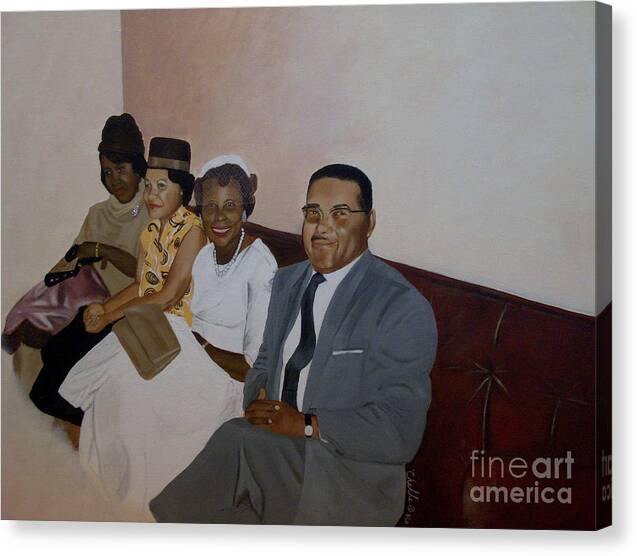 Sunday at Church - Canvas Print